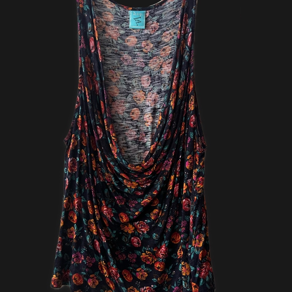 Floral Sleeveless Women's Top